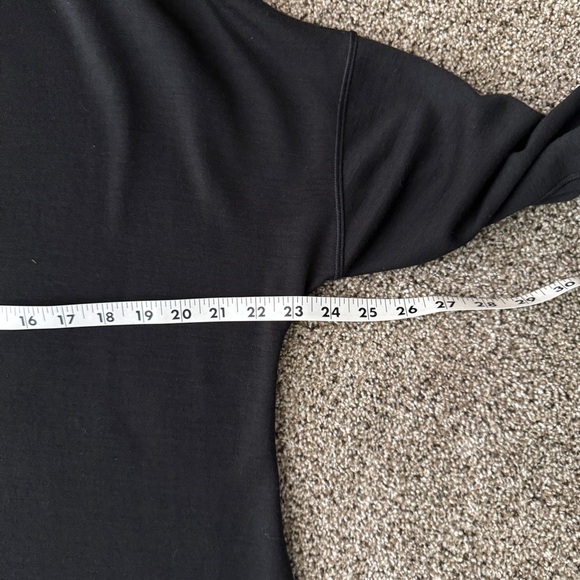 Lululemon Principal Dancer Funnel Neck Sweater Black Size 4 Gold Medal Logo - Picture 6 of 7